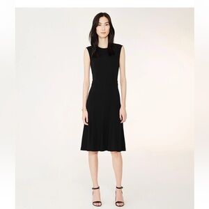 TORY BURCH black Aubrey dress size L